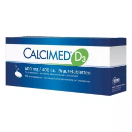 CALCIMED D3 600 mg/400 NE pezsgőtabletta, 40 db