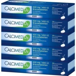 CALCIMED D3 600 mg/400 NE pezsgőtabletta, 100 db