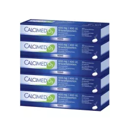 CALCIMED D3 600 mg/400 NE pezsgőtabletta, 100 db