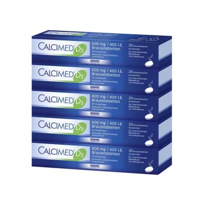 Calcimed D3 600 mg / 400 NE pezsgőtabletta, 100 db Calcimed D3 600 mg / 400 NE pezsgőtabletta, 100 db