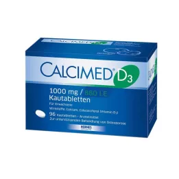 CALCIMED D3 1000 mg/880 NE rágótabletta, 96 db