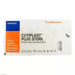 CUTIPLAST Plusz steril 7,8x15 cm-es kötszer, 1 db