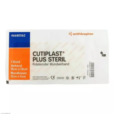 Cutiplast Plus steril 7,8x15 cm-es kötszer, 1 db