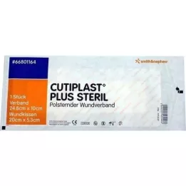 CUTIPLAST Plusz steril 10x24,8 cm-es kötszer, 1 db