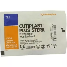 CUTIPLAST Plusz steril 5x7 cm-es kötszer, 1 db