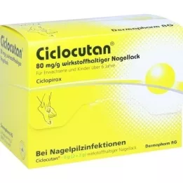 CICLOCUTAN 80 mg/g hatóanyag körömlakk, 6 g