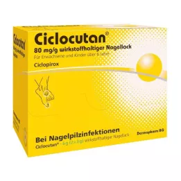 Ciklokután 80 mg/g gyógyszeres körömlakk, 6 g