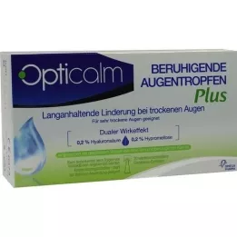 OPTICALM Nyugtató szemcsepp Plus egyszeri adagban, 20X0,5 ml