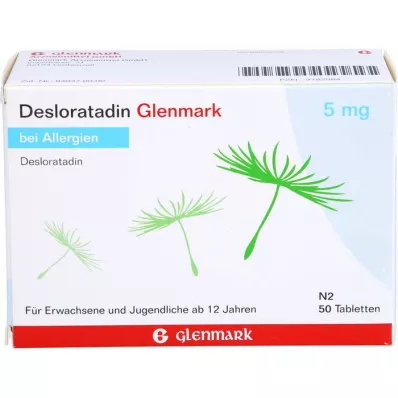 DESLORATADIN Glenmark 5 mg-os tabletta, 50 db