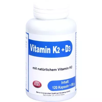 VITAMIN K2+D3 Berco kapszula, 120 kapszula