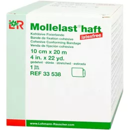 MOLLELAST öntapadós latexmentes kötszer 10 cmx20 m fehér, 1 db