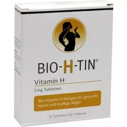 BIO-H-TIN H-vitamin 5 mg 1 hónapig tabletta, 15 db