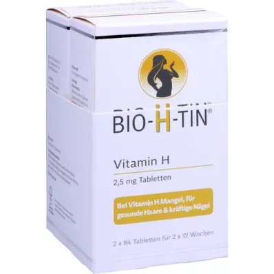 BIO-H-TIN H-vitamin 2,5 mg 2x12 hétig tbl, 2X84 db