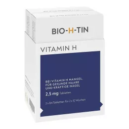 BIO-H-TIN H-vitamin 2,5 mg 2x12 hétig tbl, 2X84 db