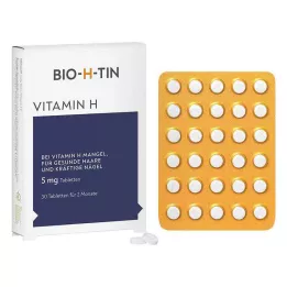 BIO-H-TIN Vitamin H 5 mg tabletta, 30 db