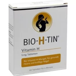 BIO-H-TIN H-vitamin 5 mg 4 hónapig tabletta, 60 db