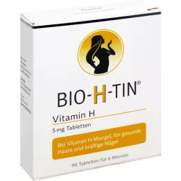 BIO-H-TIN H-vitamin 5 mg 6 hónapig tabletta, 90 db
