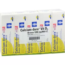 CALCIUM DURA Vit D3 pezsgőtabletta 1200 mg/800 NE, 50 db