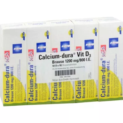 Calcium Dura Vit D3 pezsgő 1200 mg / 800 NE, 50 db Calcium Dura Vit D3 pezsgő 1200 mg / 800 NE, 50 db