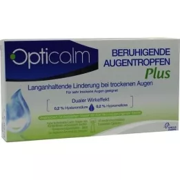 OPTICALM Nyugtató szemcsepp Plus egyszeri adagban, 10X0,5 ml