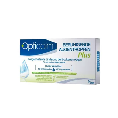 Opticalm nyugtató szemcsepp Plus egyszeri adagban, 10X0,5 ml