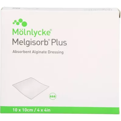 MELGISORB Plus alginát kötés 10x10 cm steril, 10 db