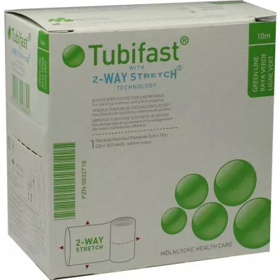 TUBIFAST 2-Way Stretch 5 cmx10 m zöld, 1 db