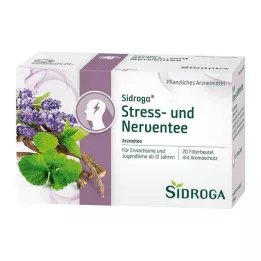 SIDROGA Stressz- és idegtea szűrőzacskó, 20X2.0 g
