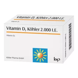 VITAMIN D3 KÖHLER 2000 NE kapszula, 120 db