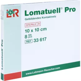 LOMATUELL Pro 10x10 cm steril, 8 db