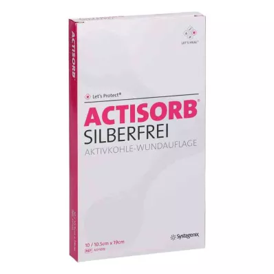 Actisorb ezüstmentes 10,5x19 cm-es borogatás, 10 db