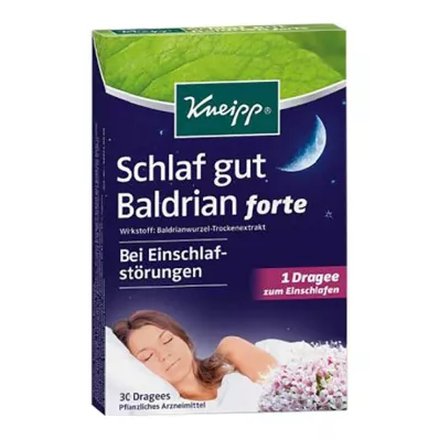 Kneipp Sleep well Valerian forte bevont tabletta, 30 db