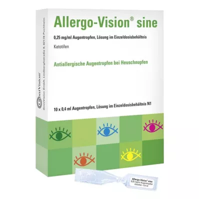 ALLERGO-VISION sine 0,25 mg/ml AT egyszeri adagban, 10X0,4 ml