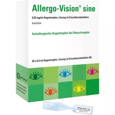 ALLERGO-VISION sine 0,25 mg/ml AT egyszeri adagban, 20X0,4 ml