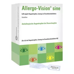 ALLERGO-VISION sine 0,25 mg/ml AT egyszeri adagban, 20X0,4 ml