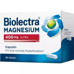 BIOLECTRA Magnézium 400 mg ultra kapszula, 40 db