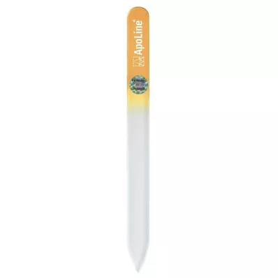 APOLINE Körömreszelő üveg 14 cm narancssárga, 1 db