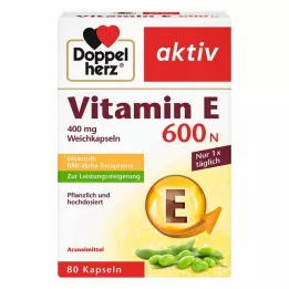 DOPPELHERZ E-vitamin 600 N lágy kapszula, 80 kapszula