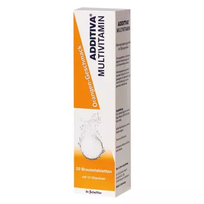ADDITIVA Multivit.Orange R pezsgőtabletta, 20 db ADDITIVA Multivit.Orange R pezsgőtabletta, 20 db