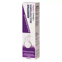 ADDITIVA Multivit.+Ásványi anyagok+Coff.Ananász R Br.-Tabl., 20 db