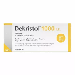 DEKRISTOL 1000 I.U. tabletta, 50 db