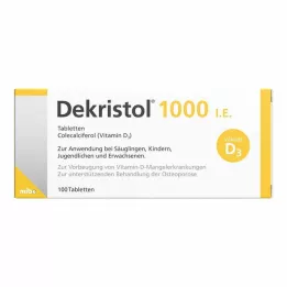 DEKRISTOL 1000 I.U. tabletta, 100 db