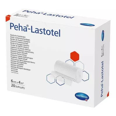 Peha-Lastotel rögzítő pólya 6 cm x 4 m, 20 db