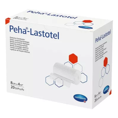 PEHA-LASTOTEL Fixációs kötés 8 cmx4 m, 20 db