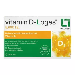 VITAMIN D-LOGES 5600 NE heti depótszerű rágótabletta, 30 db