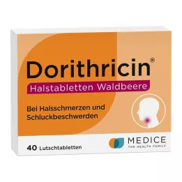 DORITHRICIN Toroktabletták erdei bogyós gyümölcs, 40 db