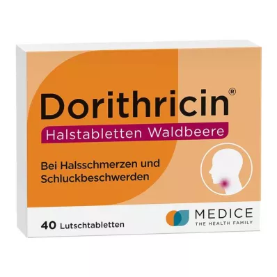 DORITHRICIN Toroktabletták erdei bogyós gyümölcs, 40 db