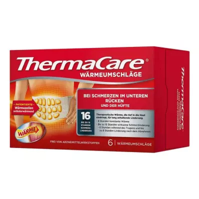 THERMACARE Hátpakolás S-XL fájdalomcsillapításra, 6 db
