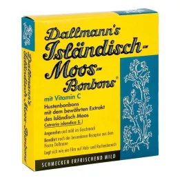 DALLMANNS izlandi moha cukorka, 20 kapszula