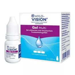 HYLO-VISION Gél multi szemcsepp, 2X10 ml